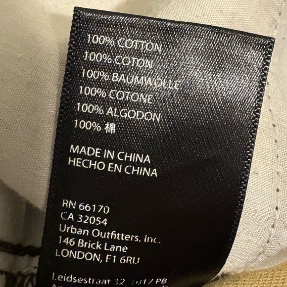 BDG Tan and Black Patterned Flare Jeans - Picture 7 of 9